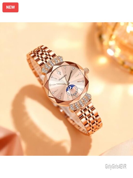 Women\'s Quartz Analog Wrist Watch Waterproof Stainless Steel Dress Watch main image 7